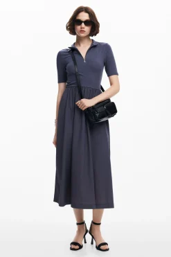 Vestidos E Macacões<Desigual Vestido midi híbrido