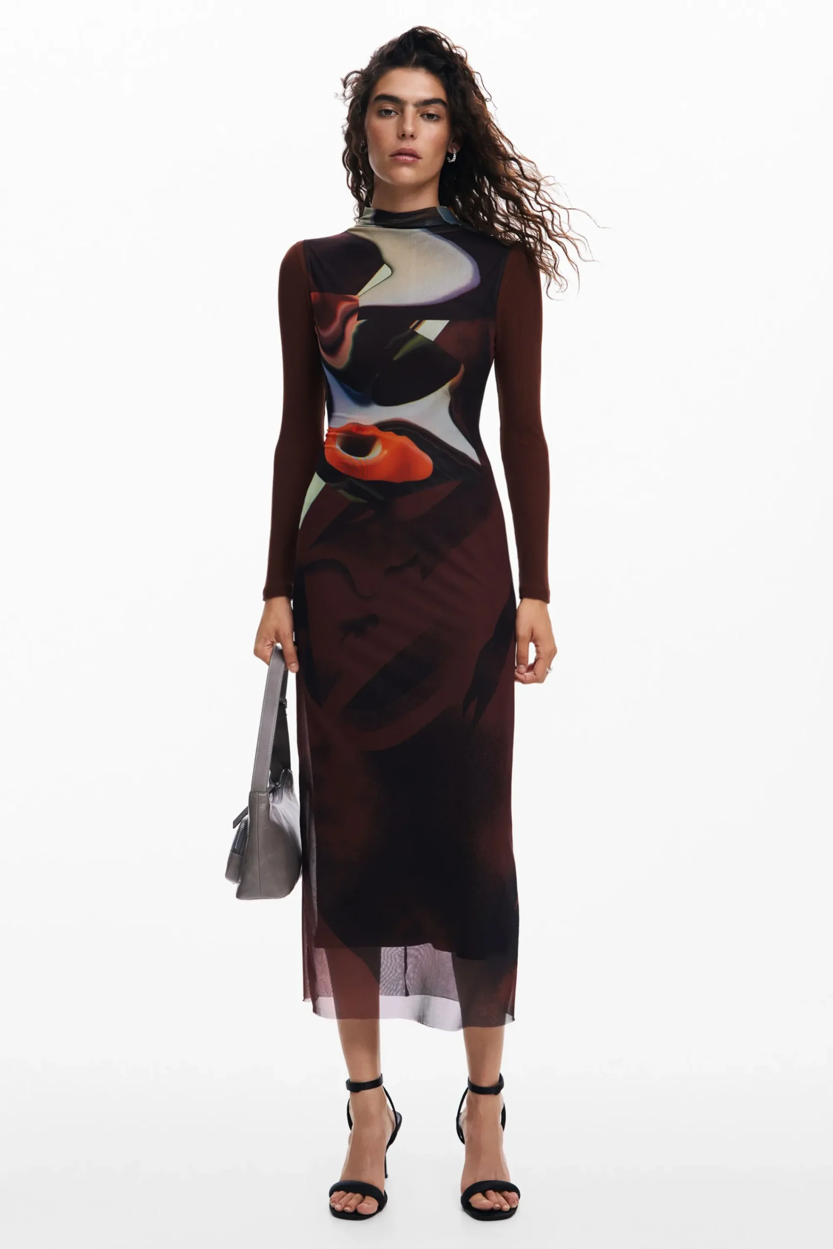 Vestidos E Macacões<Desigual Vestido midi multiposição