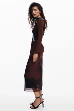 Vestidos E Macacões<Desigual Vestido midi multiposição