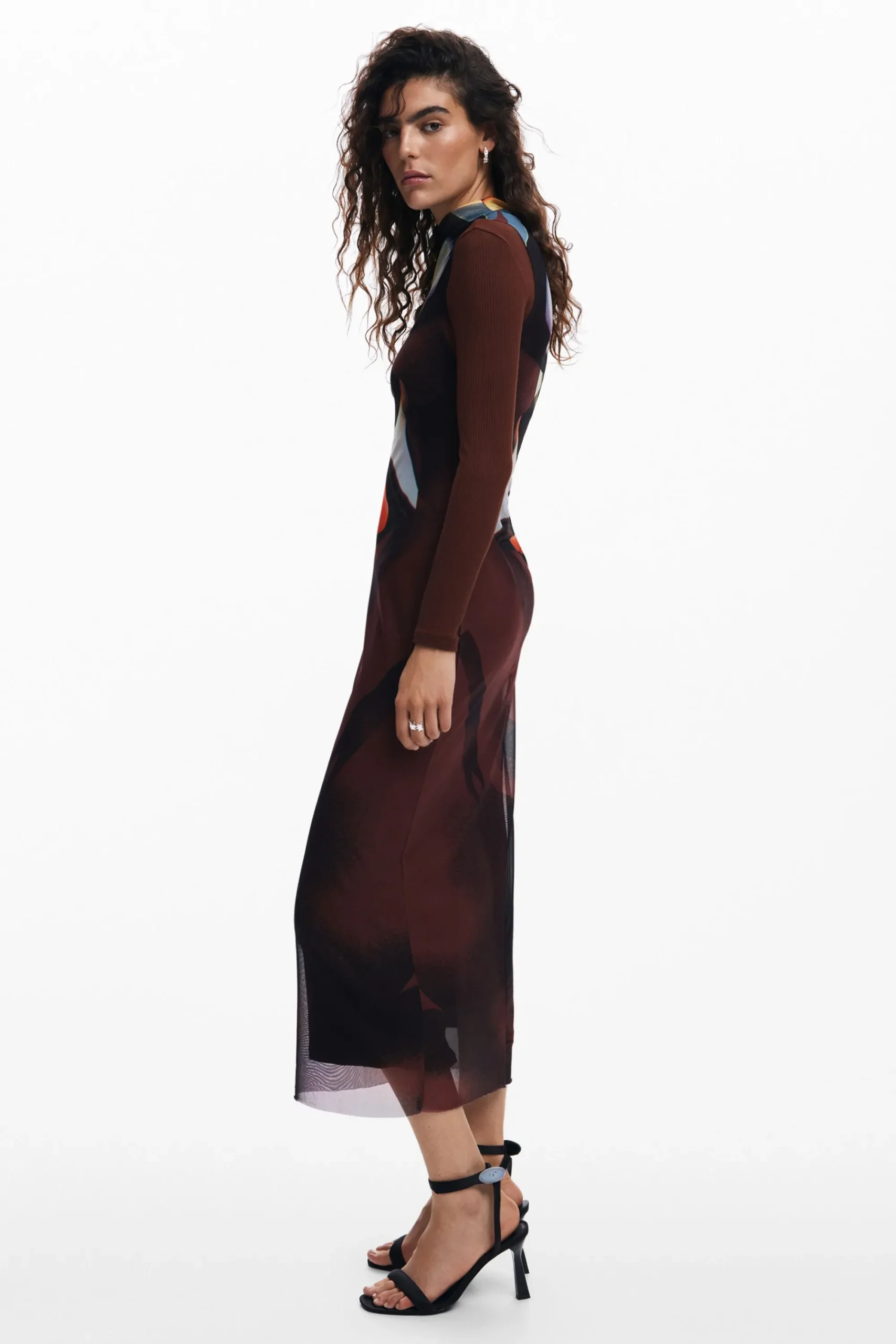 Vestidos E Macacões<Desigual Vestido midi multiposição