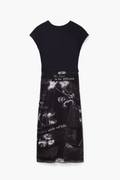 Vestidos E Macacões<Desigual Vestido midi textos