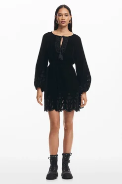 Vestidos E Macacões<Desigual Vestido mini bordado