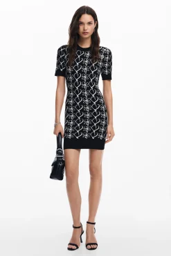 Roupa De Malha|Vestidos E Macacões<Desigual Vestido mini estampado M. Christian Lacroix