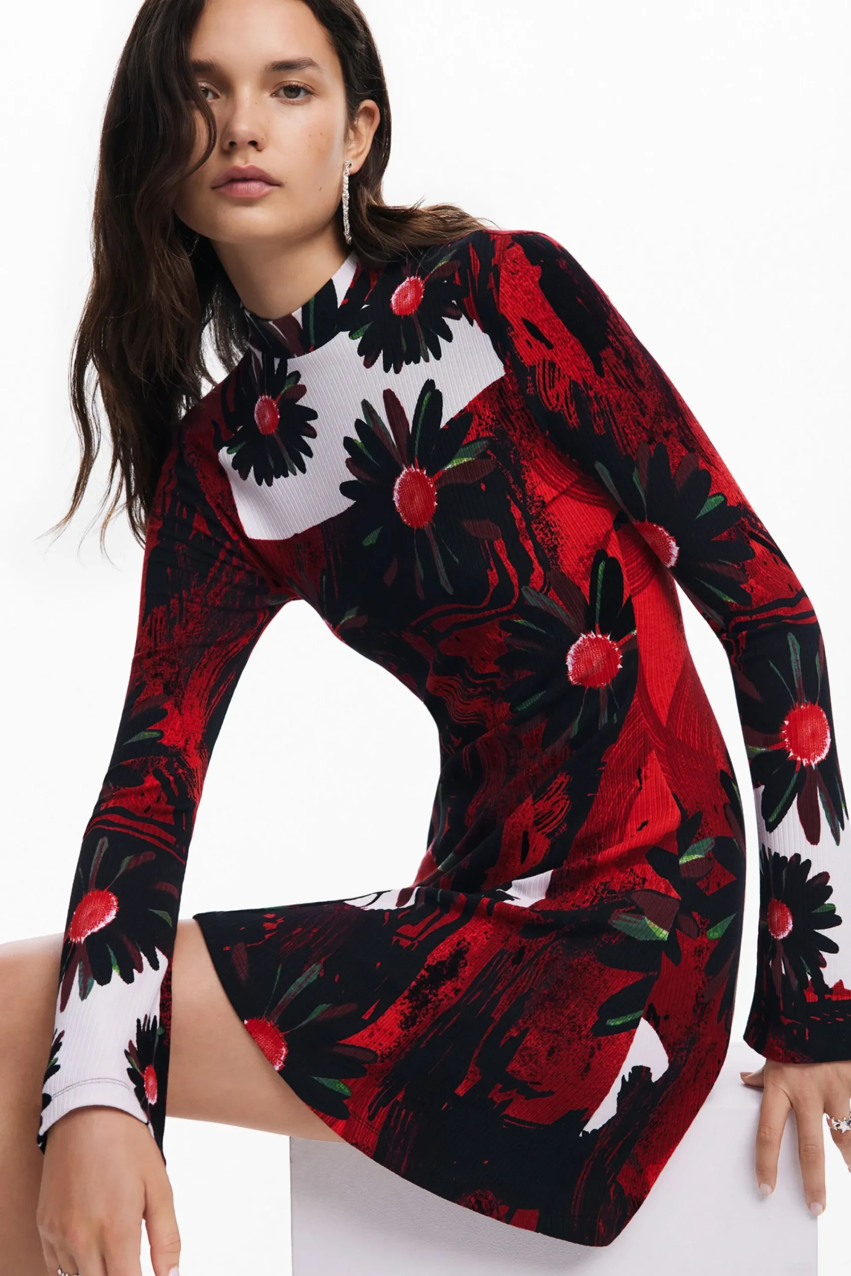 Vestidos E Macacões<Desigual Vestido mini estampado M. Christian Lacroix