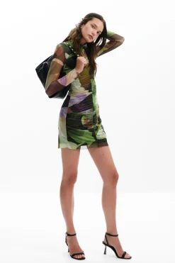 Vestidos E Macacões<Desigual Vestido mini estampado M. Christian Lacroix
