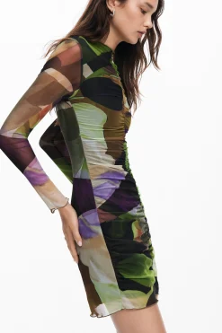 Vestidos E Macacões<Desigual Vestido mini estampado M. Christian Lacroix