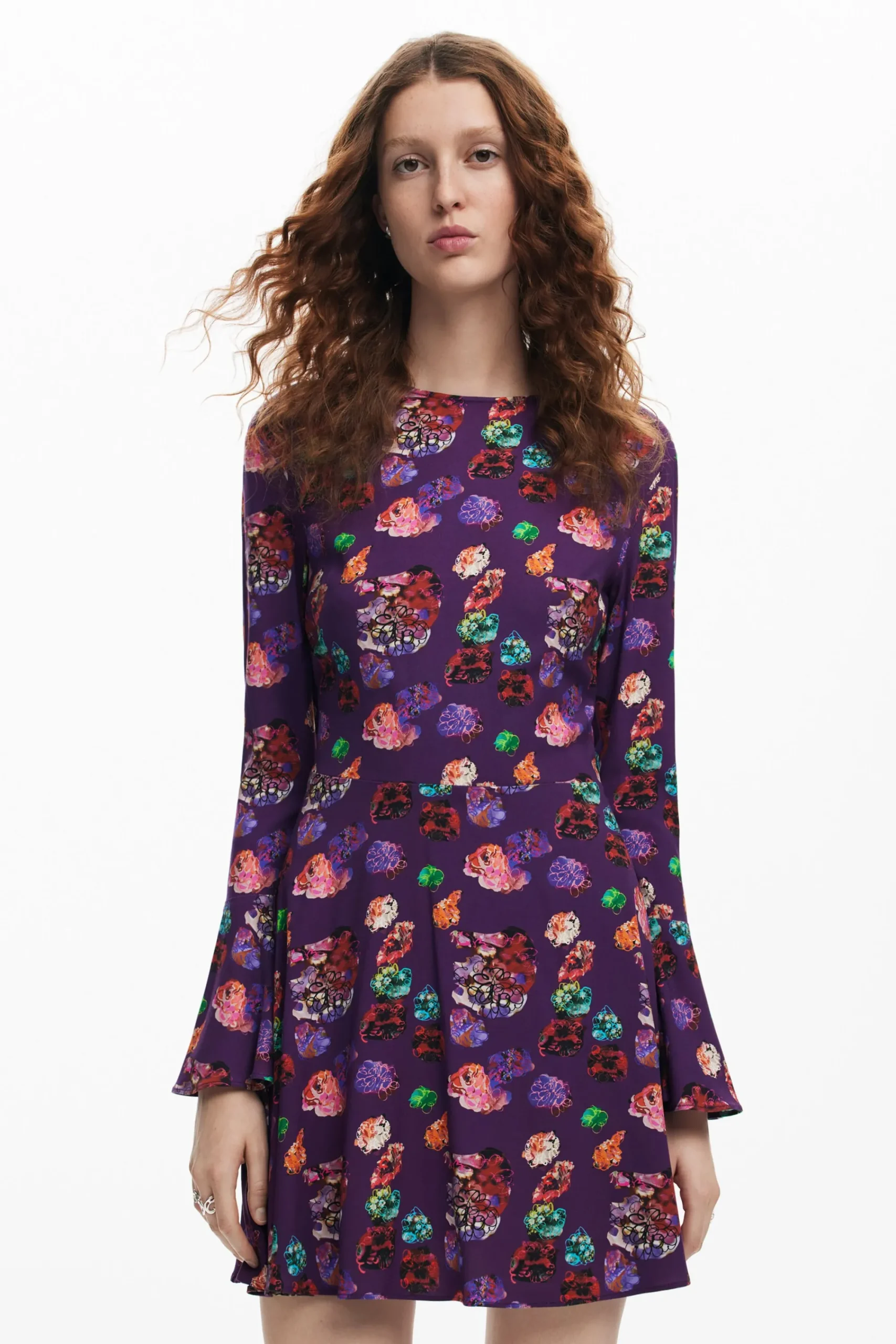 Vestidos E Macacões<Desigual Vestido mini flores M. Christian Lacroix