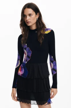 Vestidos E Macacões<Desigual Vestido mini lírios M. Christian Lacroix
