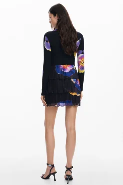 Vestidos E Macacões<Desigual Vestido mini lírios M. Christian Lacroix
