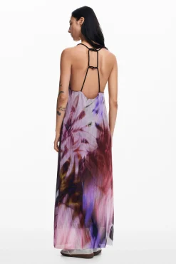 Vestidos E Macacões<Desigual Vestido plissado estampado floral