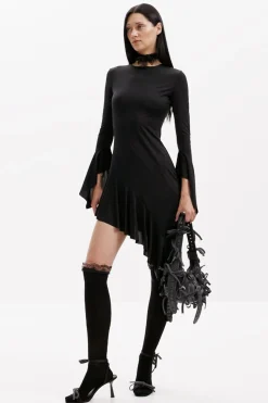 Vestidos E Macacões<Desigual Vestido preto assimétrico María Escoté