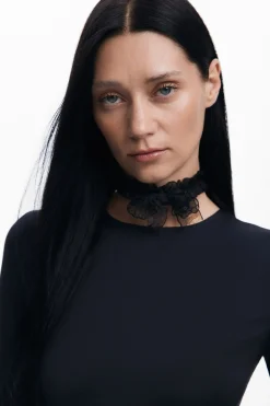 Vestidos E Macacões<Desigual Vestido preto assimétrico María Escoté