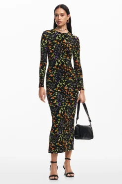 Vestidos E Macacões<Desigual Vestido slim flores